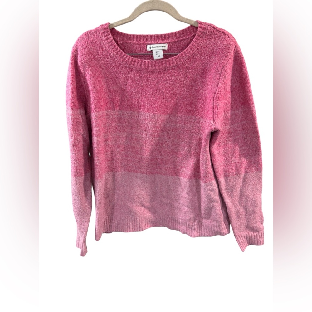 Cupcakes & Cashmere Pink Ombré Sweater